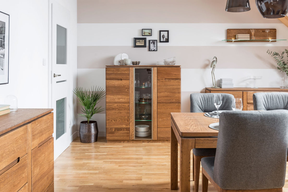 Vitrine en chêne MONTENEGRO 48 | LoftStory