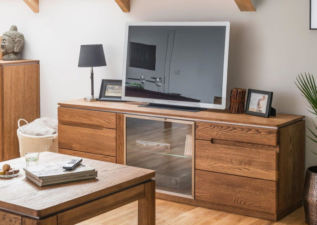 Commode ou meuble TV en chêne MONTENEGRO 26 | LoftStory