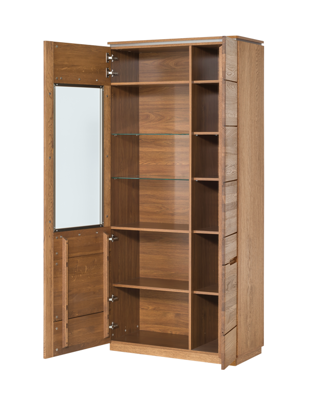 Vitrine en chêne massif MONTENEGRO 12 | LoftStory