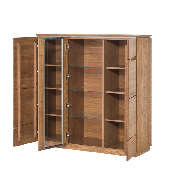 Vitrine en chêne MONTENEGRO 48 | LoftStory