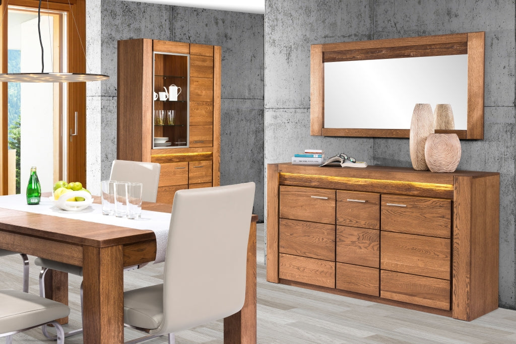 Miroir en chêne rustique VELVET 80 | LoftStory