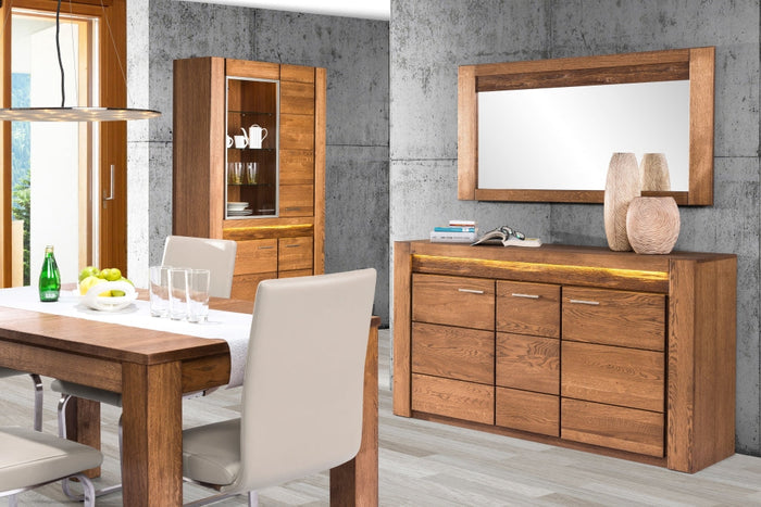 Miroir en chêne rustique VELVET 80 | LoftStory