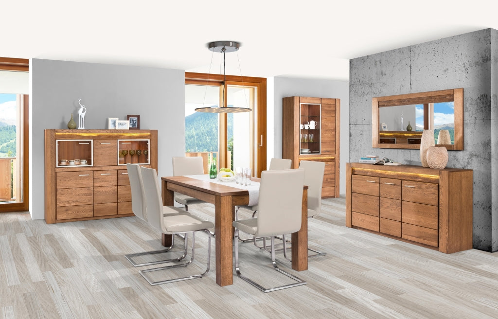 Meuble bar en chêne rustique VELVET 48 | LoftStory