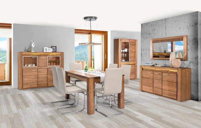 Meuble bar en chêne rustique VELVET 48 | LoftStory