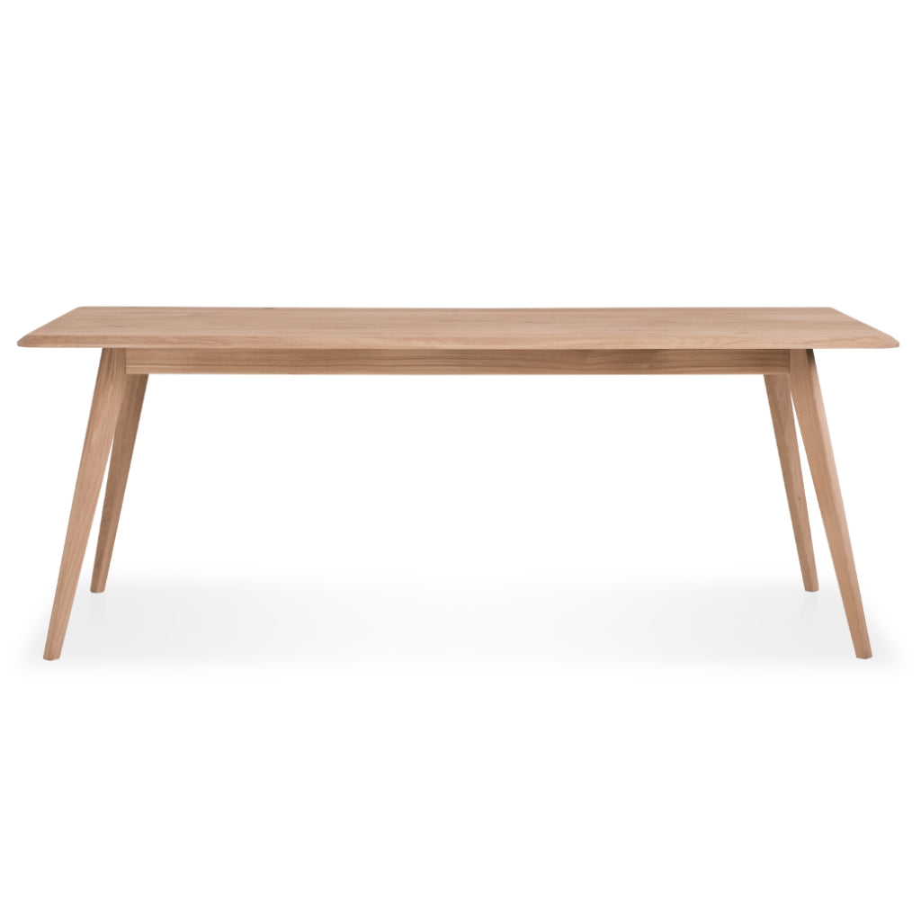 Table de salle à manger fixe en bois massif SUÈDE | VESKOR