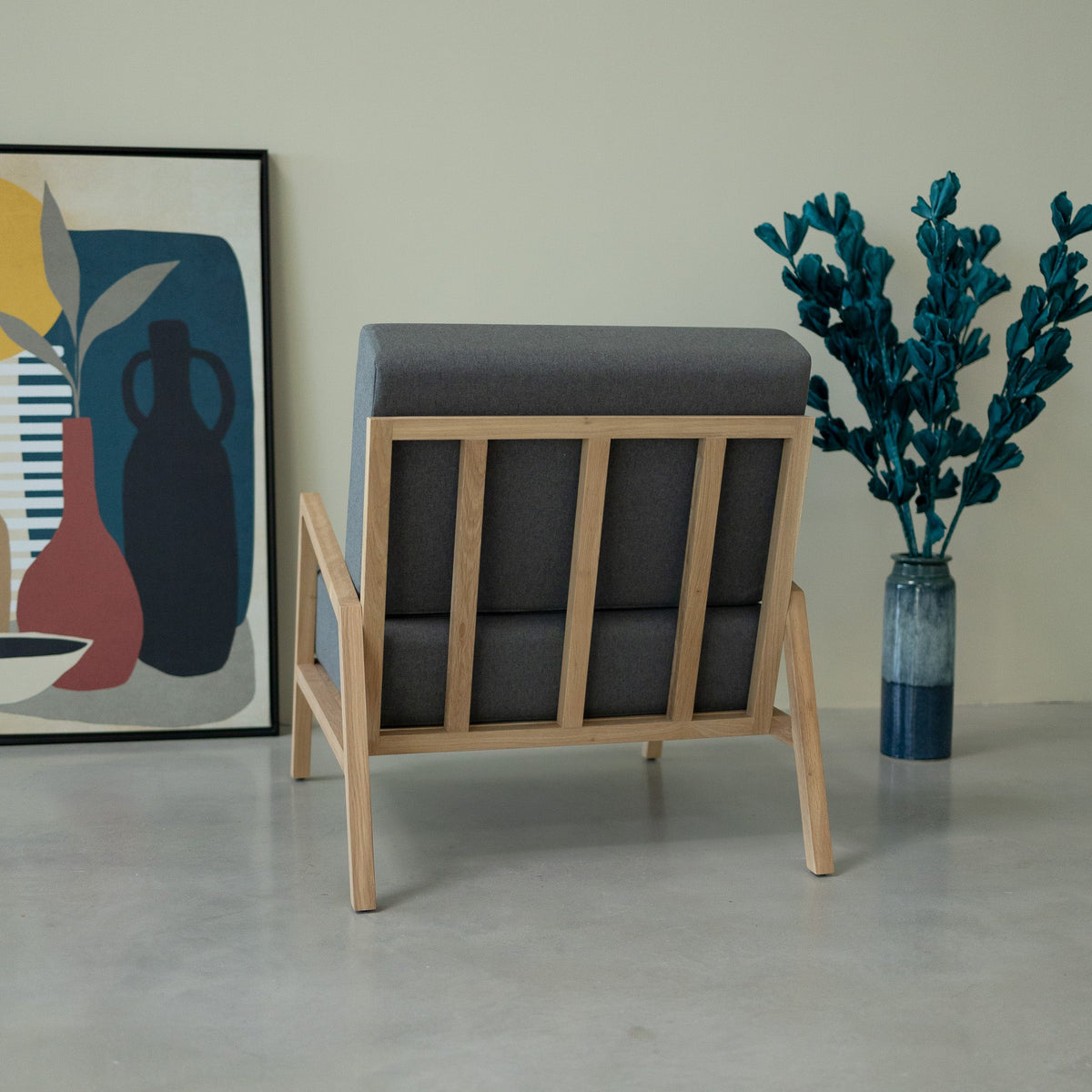 Fauteuil en bois massif SUÈDE | VESKOR