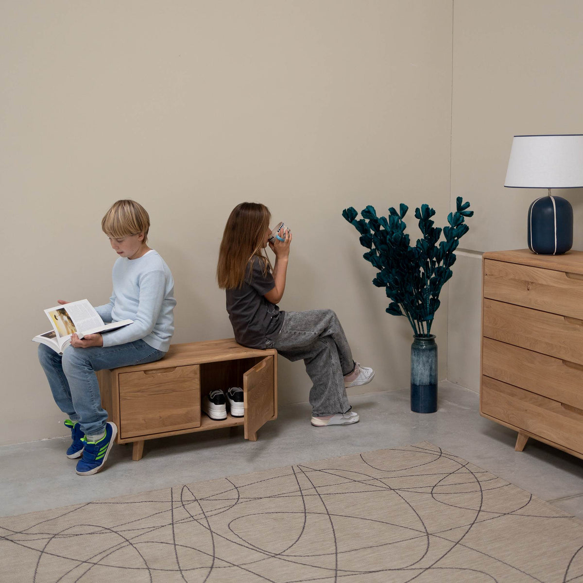 Banc en bois massif SWEDEN | VESKOR