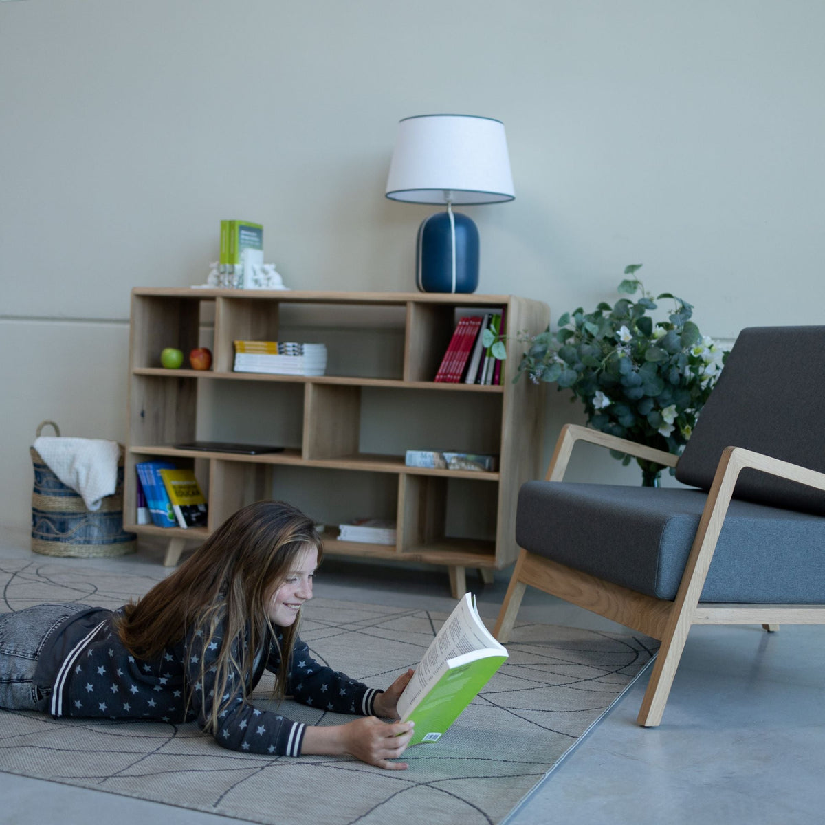 Bibliothèque en bois massif SWEDEN | VESKOR