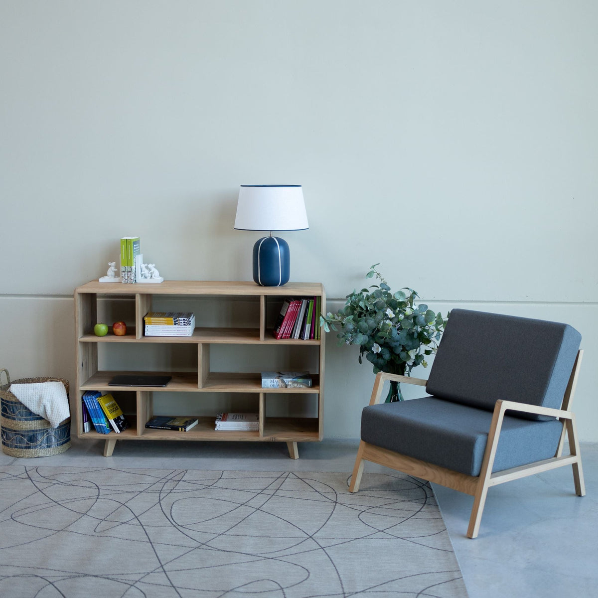 Bibliothèque en bois massif SWEDEN | VESKOR