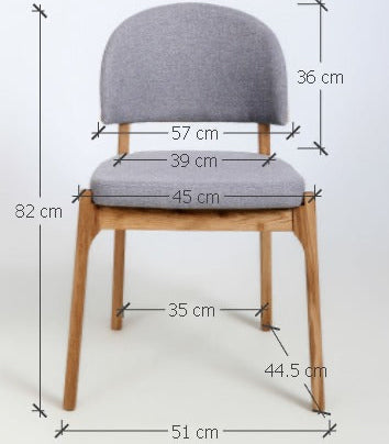 Lot de 2 ou 4 chaises en chêne massif Astrid | VESKOR