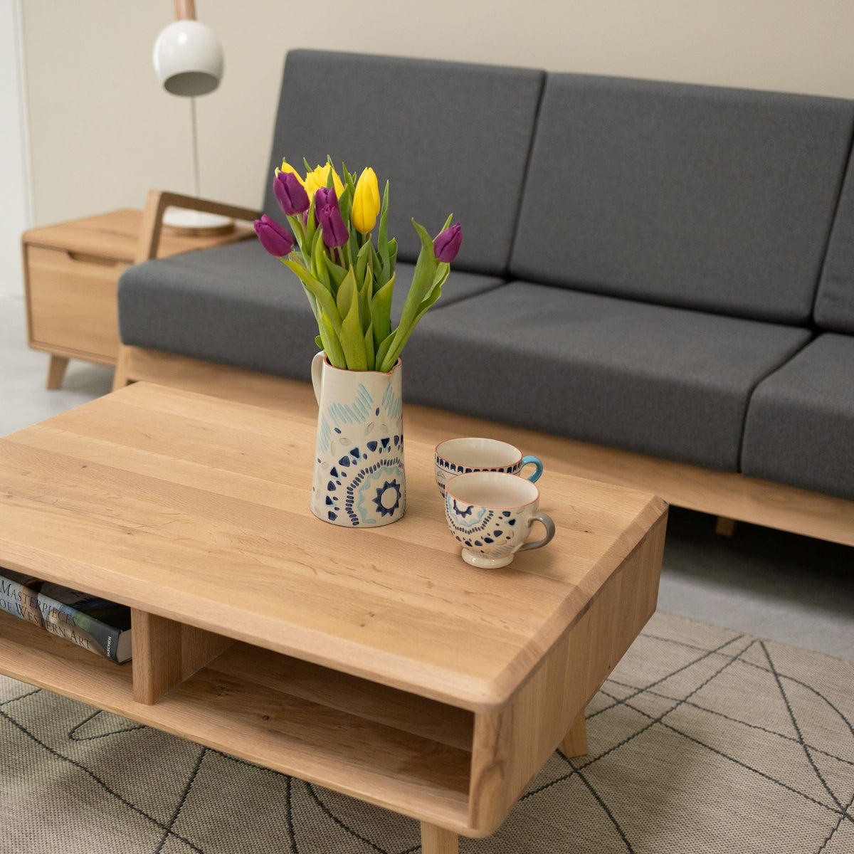Table basse en bois massif SWEDEN 1 | VESKOR