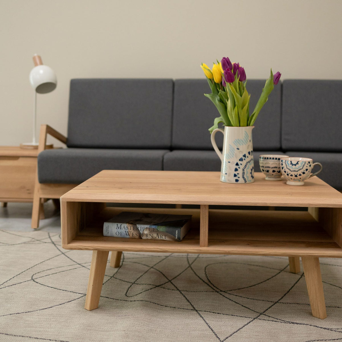 Table basse en bois massif SWEDEN 1 | VESKOR