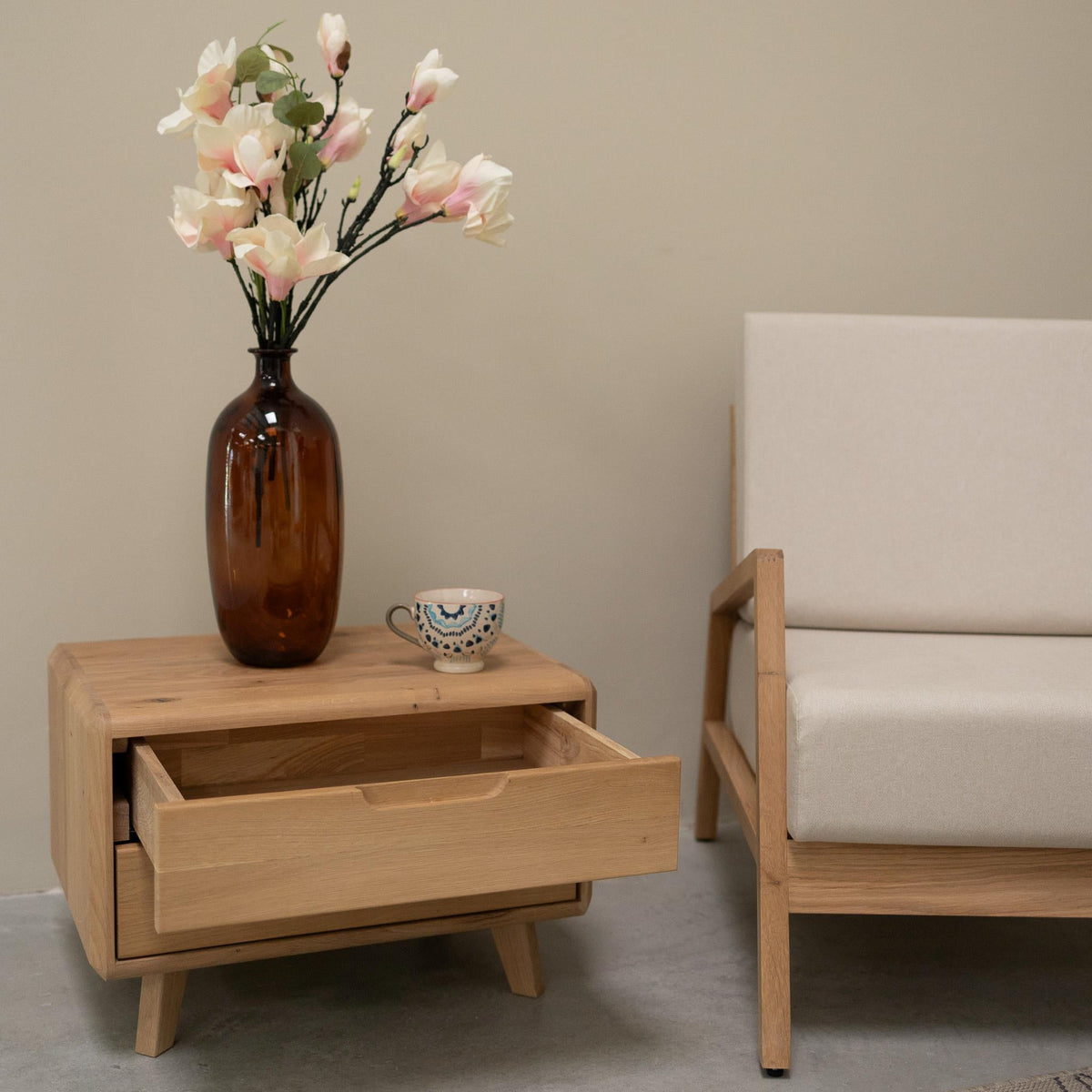 Table de chevet en bois massif SWEDEN 2 | VESKOR