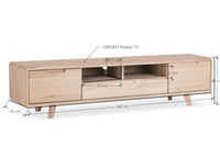 Meuble TV en bois massif SWEDEN 2 | VESKOR