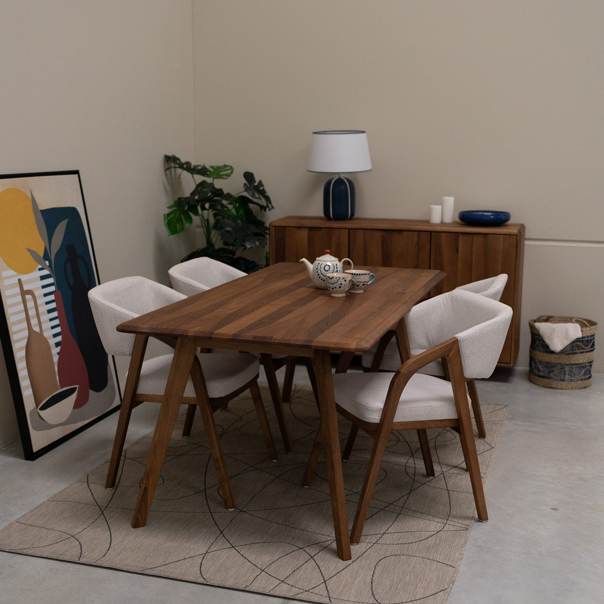 Chaise en bois massif chêne ou noyer SUÈDE | VESKOR