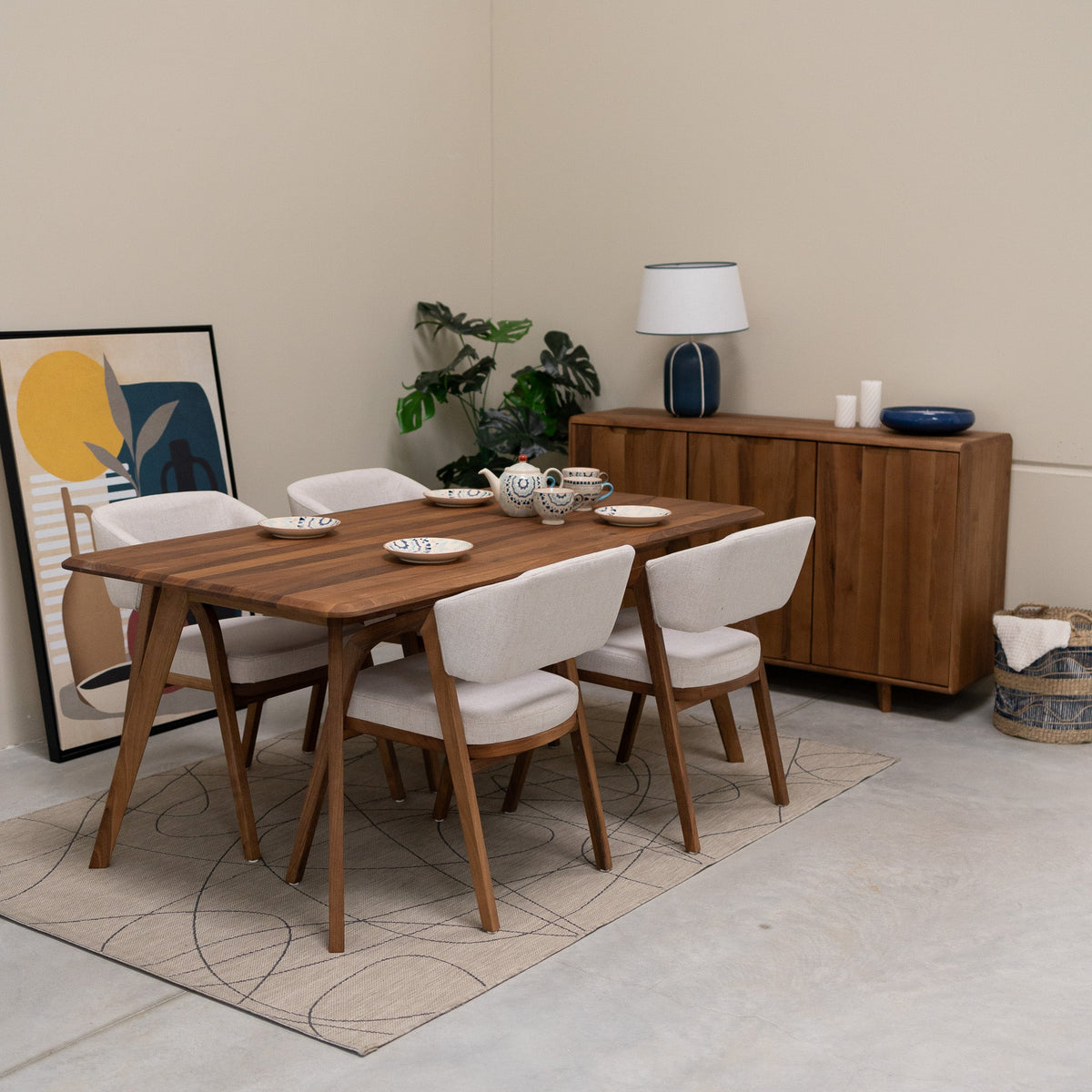 Chaise en bois massif chêne ou noyer SUÈDE | VESKOR