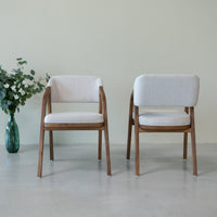 Chaise en bois massif chêne ou noyer SUÈDE | VESKOR