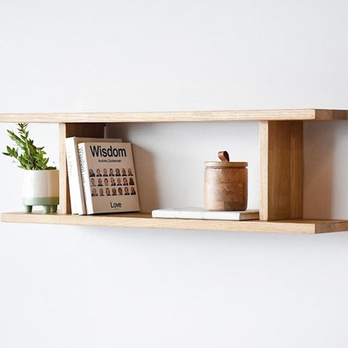 Etagère en bois massif de chêne MALMO 2 | VESKOR