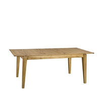 Table de salle à manger à rallonge en bois de chêne FREDO | VESKOR