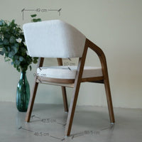 Chaise en bois massif chêne ou noyer SUÈDE | VESKOR