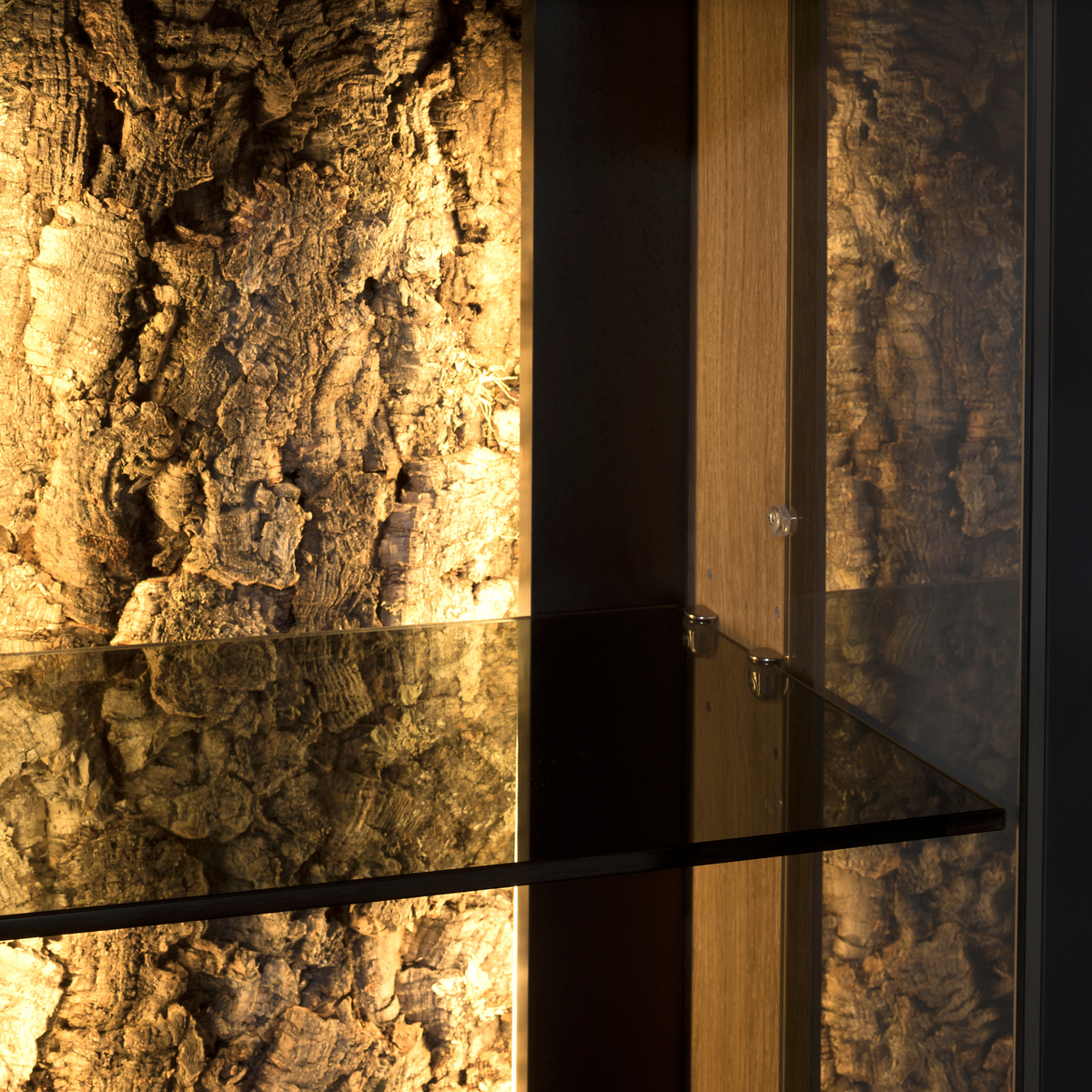 Vitrine en chêne NAPOLI | LoftStory