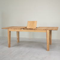 Table de salle à manger à rallonge en chêne massif KODAMA | VESKOR