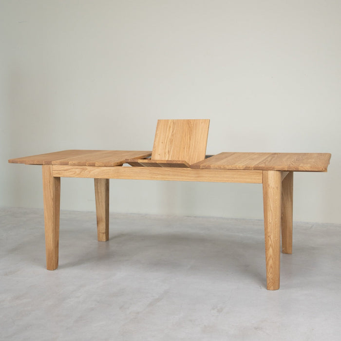 Table de salle à manger à rallonge en chêne massif KODAMA | VESKOR