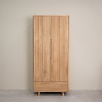 Armoire à 2 portes en bois massif Sweden | VESKOR