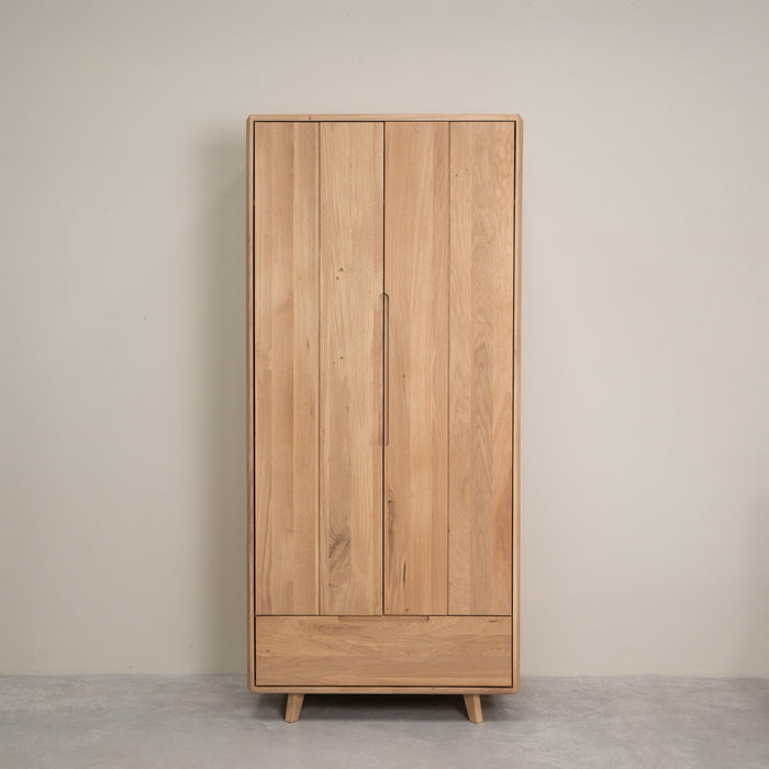 Armoire à 2 portes en bois massif Sweden | VESKOR
