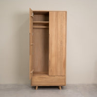 Armoire à 2 portes en bois massif Sweden | VESKOR