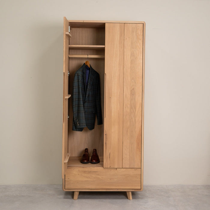 Armoire à 2 portes en bois massif Sweden | VESKOR