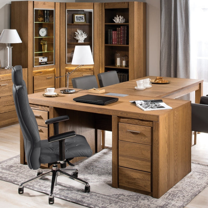 Bureau en chêne rustique VELVET 37 | LoftStory