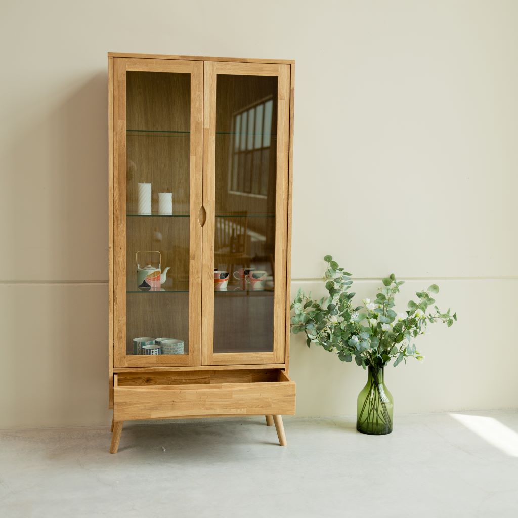 Vitrine en chêne MALMO | VESKOR