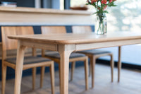 Table de salle à manger à rallonge en bois massif TOKIO | KARPIS