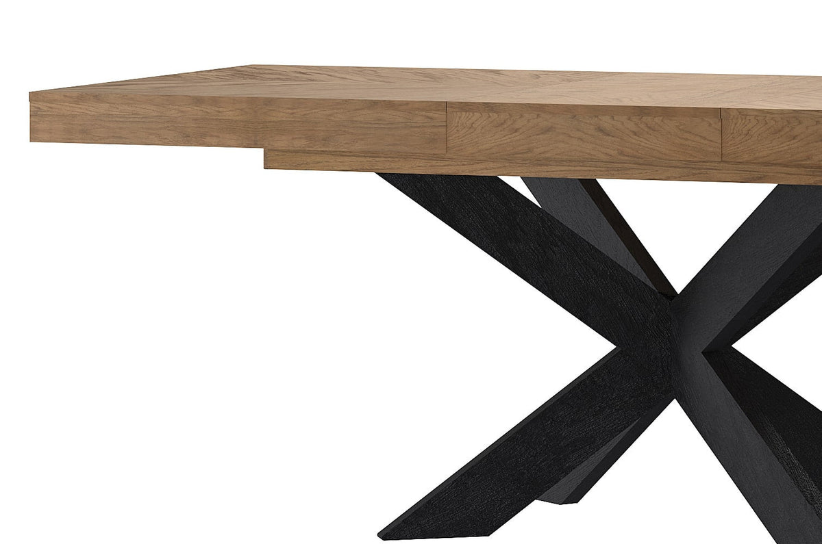 Table à manger extensible en chêne COZY 39 | LoftStory