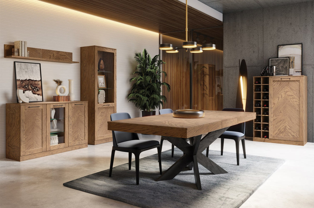 Table à manger extensible en chêne COZY 39 | LoftStory