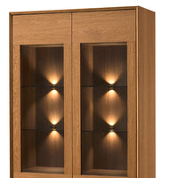 Vitrine en chêne LAZURE 12 | LoftStory