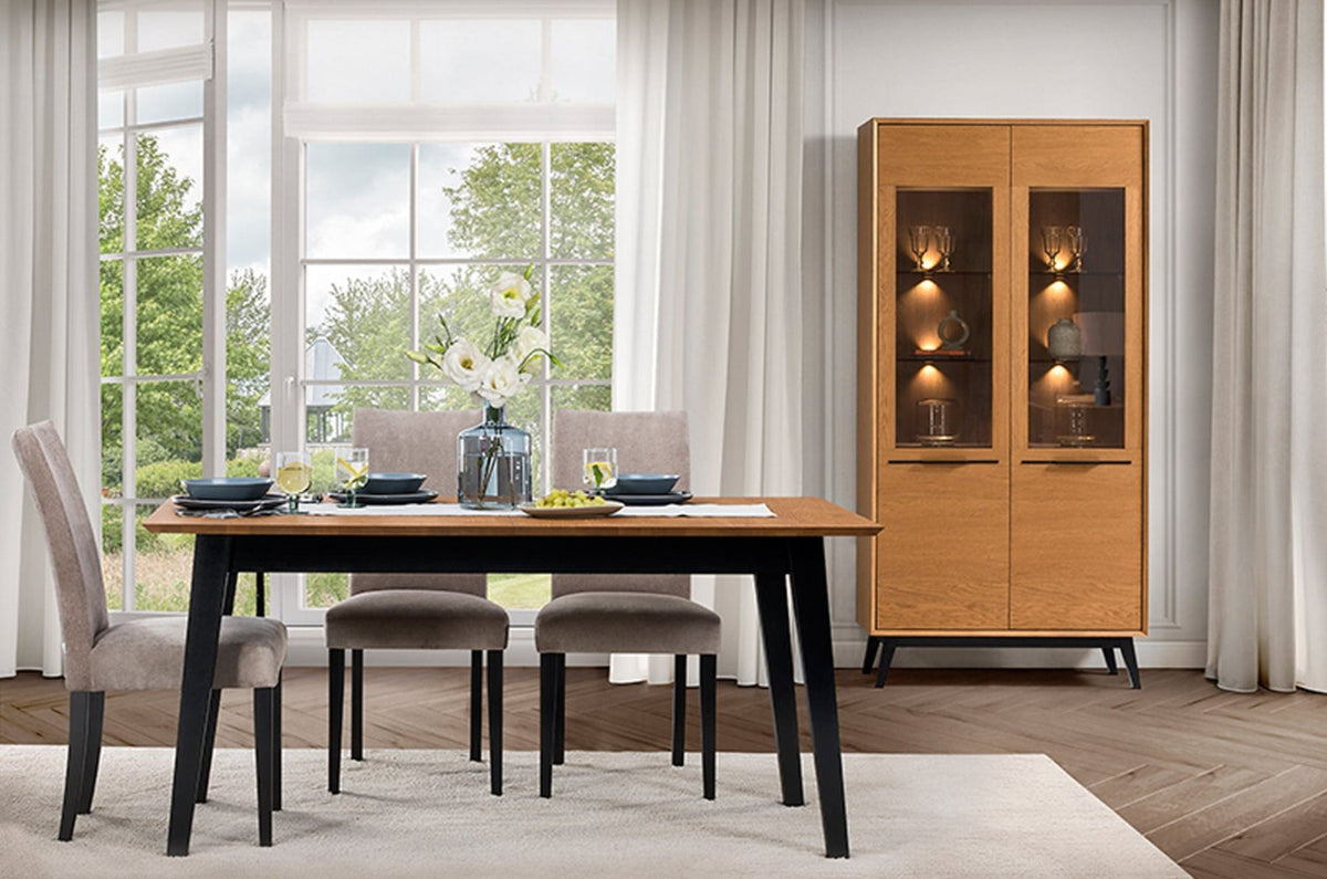 Table à manger extensible en chêne LAZURE 40 | LoftStory