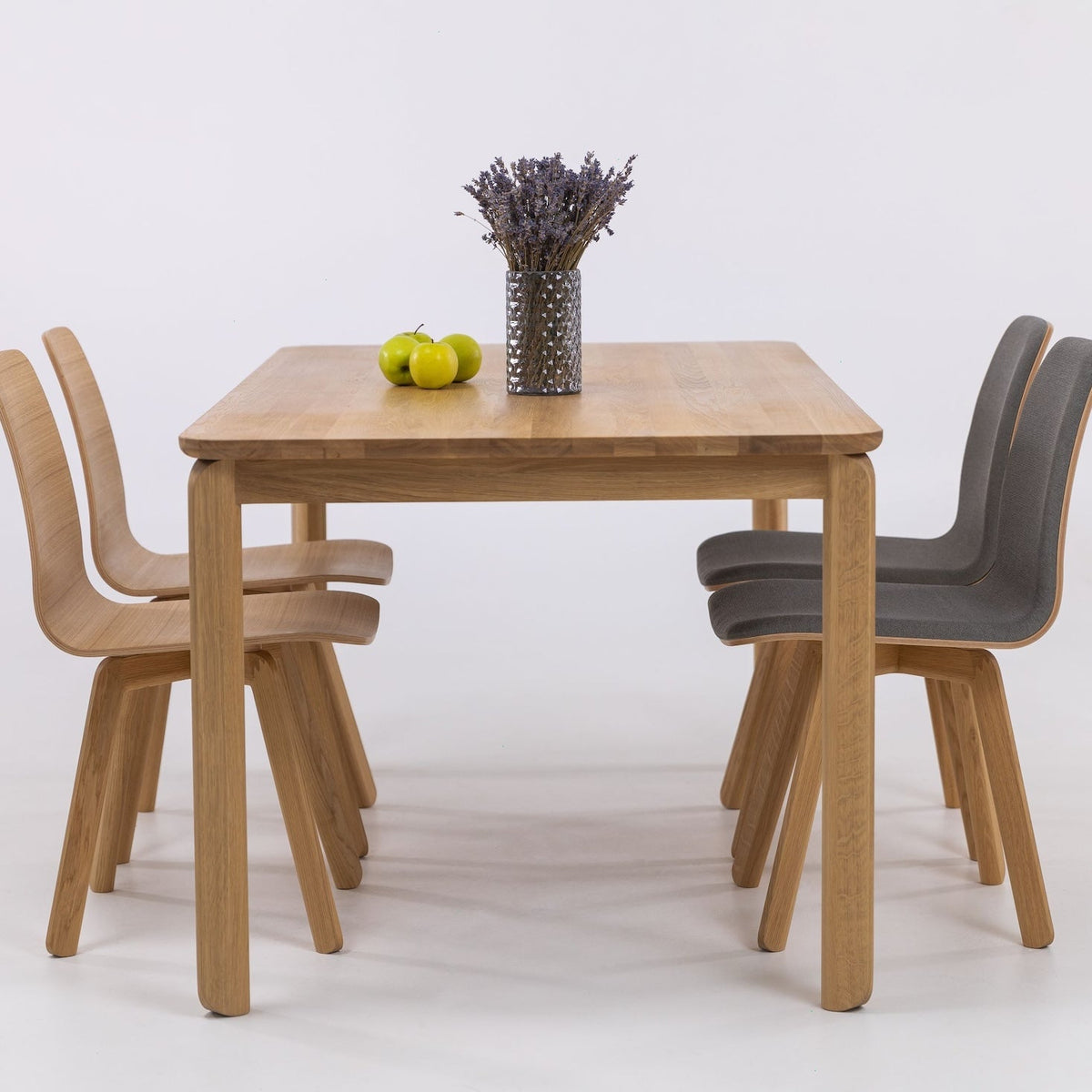 Table de salle à manger fixe en bois massif GOLF | KARPIS