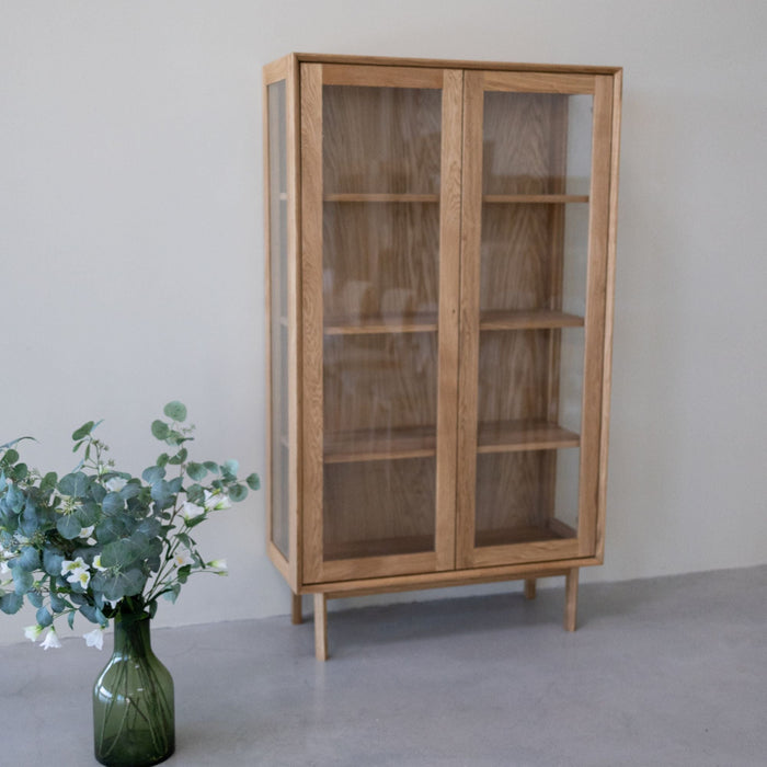Vitrine en chêne massif KODAMA | VESKOR