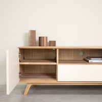 Meuble TV en bois massif OSLO 2 | VESKOR