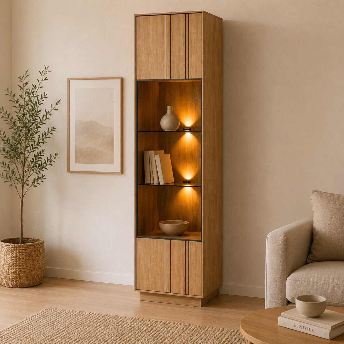 Vitrine en chêne JOIN 10 | LoftStory