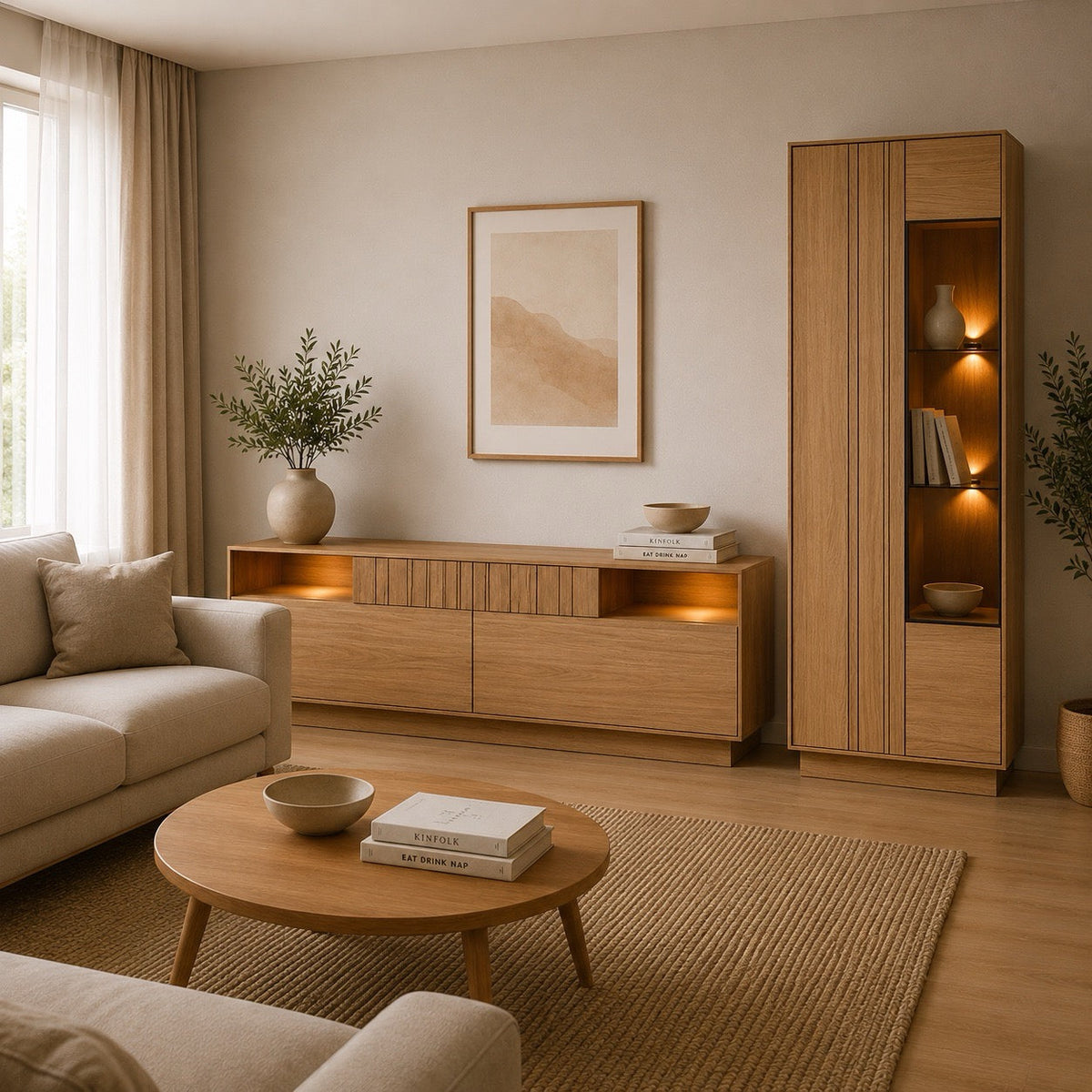 Meuble TV en chêne JOIN 25 | LoftStory