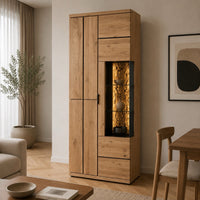 Vitrine en chêne NAPOLI | LoftStory