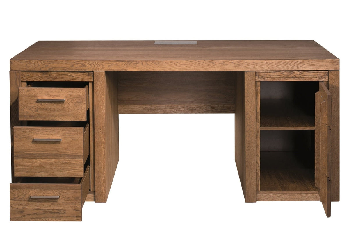 Bureau en chêne rustique VELVET 37 | LoftStory